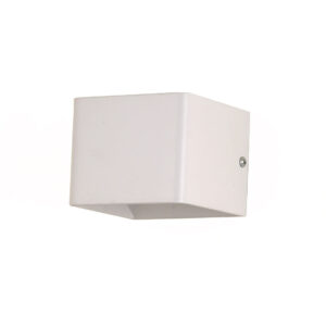 5 Watts White Square Directional Wall Light