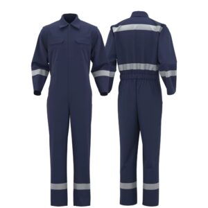 Long sleeved Safety working overall suits with reflectors