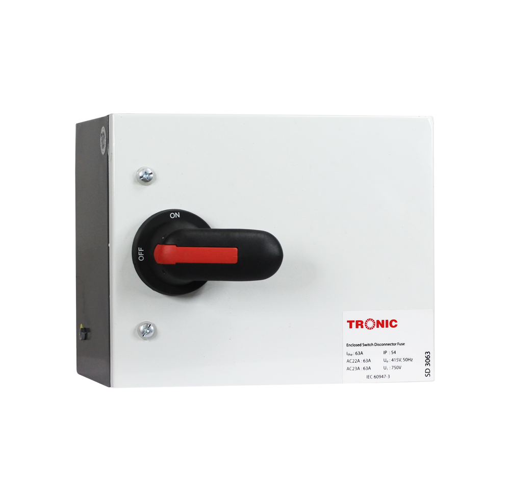 Main Switch Fused With Rotary 63A