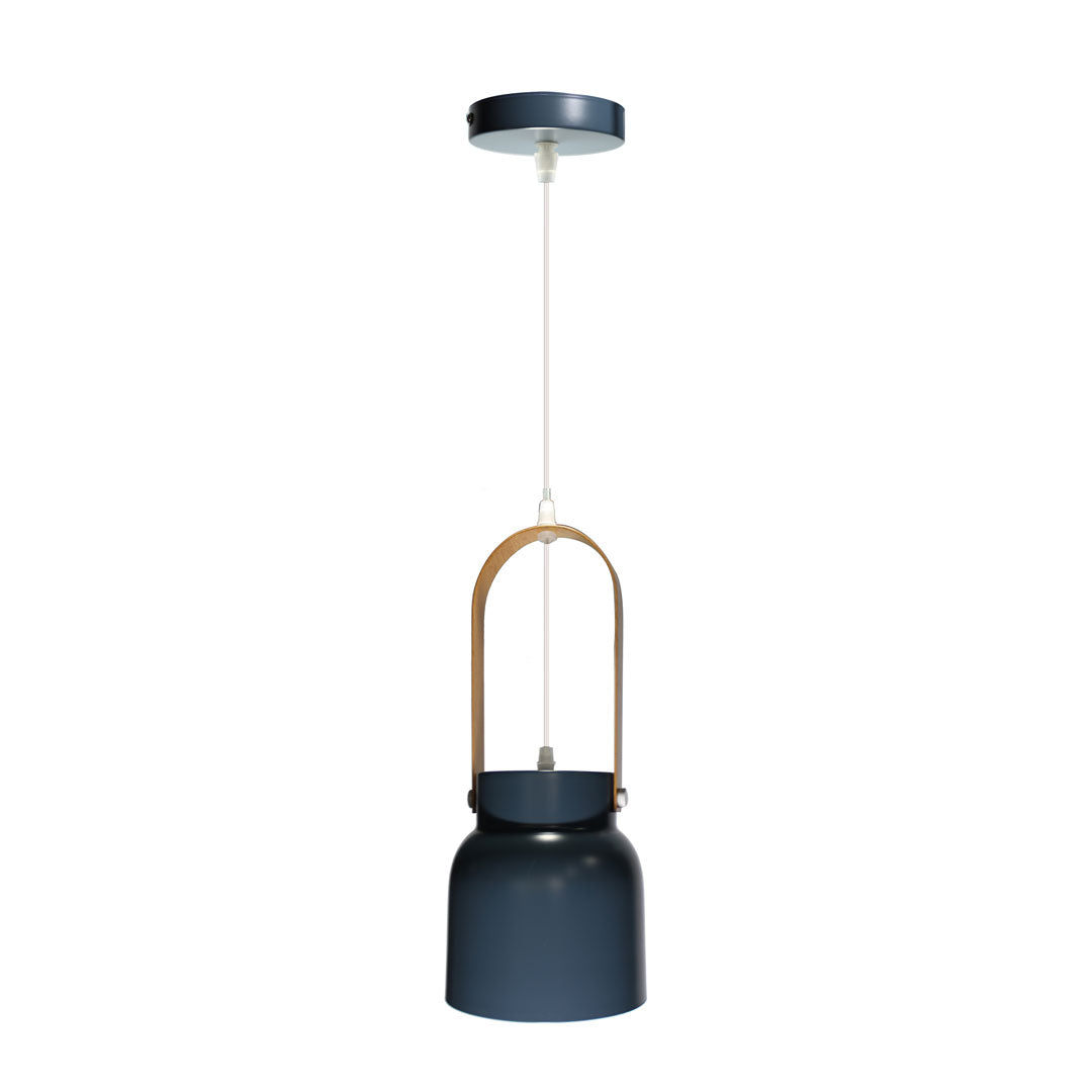 Modern Bell Shaped Pendant Light Gray