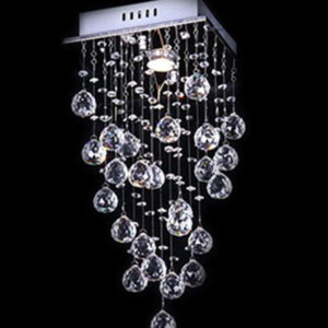 Modern Crystal Raindrop Chandelier