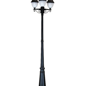 Ornamental 3 Headed Bollard Light