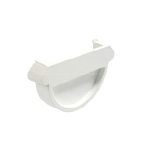 PVC Gutter End Cap / Stop End