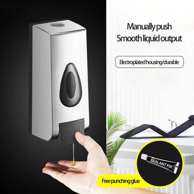 PVC liquid soap dispenser wall mounted and hand manual foam soap dispenser