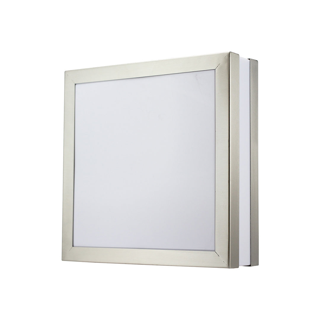 Square Chrome Ceiling Light