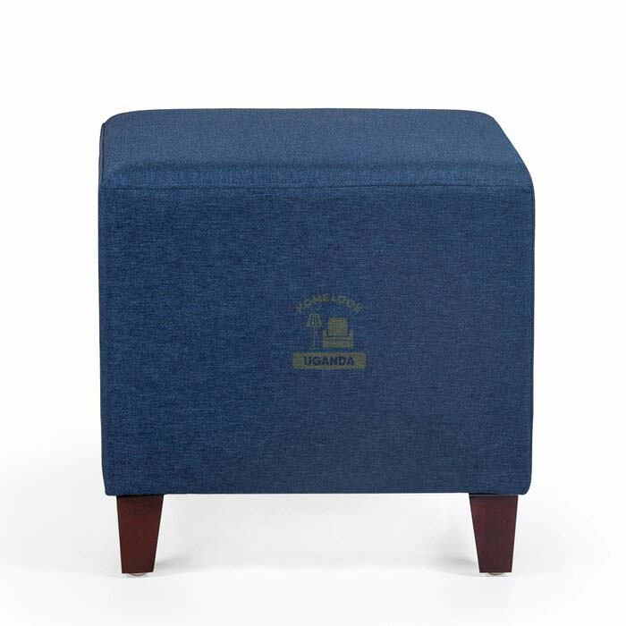 Square Cube Ottoman Blue