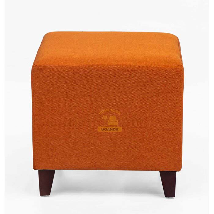 Square Cube Ottoman orange 1