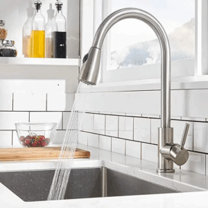 Stainless steel single handle pull out – faucet
