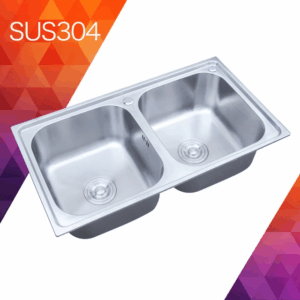 Sus 304 Double Bowl Sink