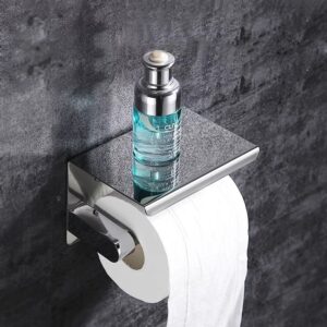 Sus 304 double tissue holder silver