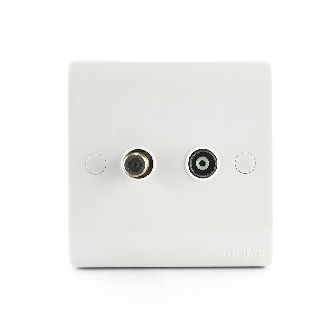 TV Satellite Socket Grey