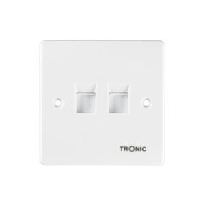 Telephone Socket White RJ11 6 Line