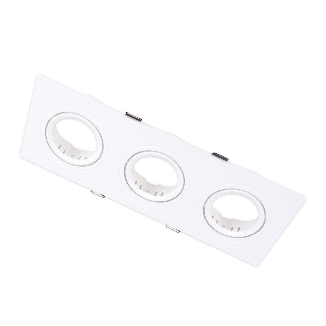 Three Way Rectangular Tronic Recessed Fitting