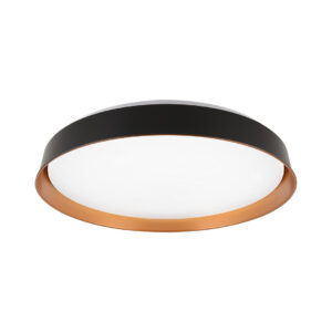 Black and Copper LED Colour Changeable (3 Shades) Ceiling Light