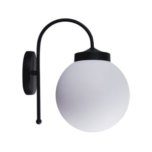 P-Shaped Globe Wall Light