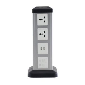 Pole Socket 2G Universal + 2 USB + 2 RJ45 Data
