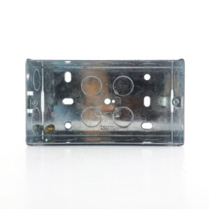 Twin Deep Galvanised Iron Switch Box