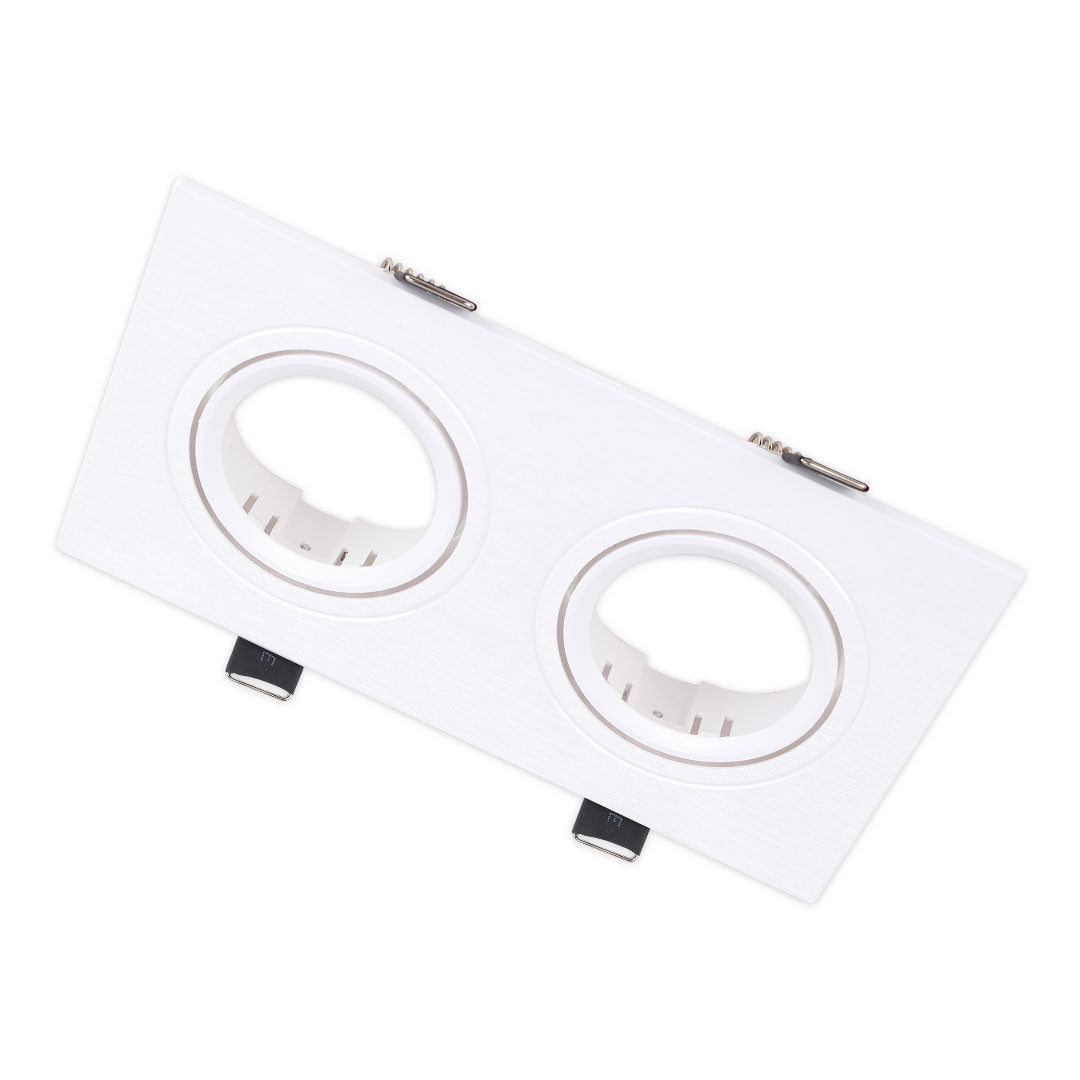 Twin Rectangular GU10 Recessed Fitting