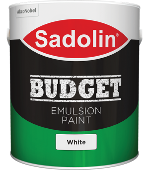 White Budget Emulsion Paint Sadolin