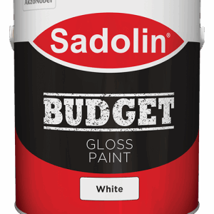 White Budget Gloss Paint – Sadolin