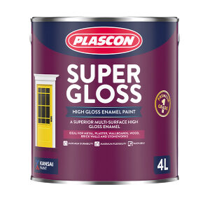 White SUPER Gloss Paint – PLASCON