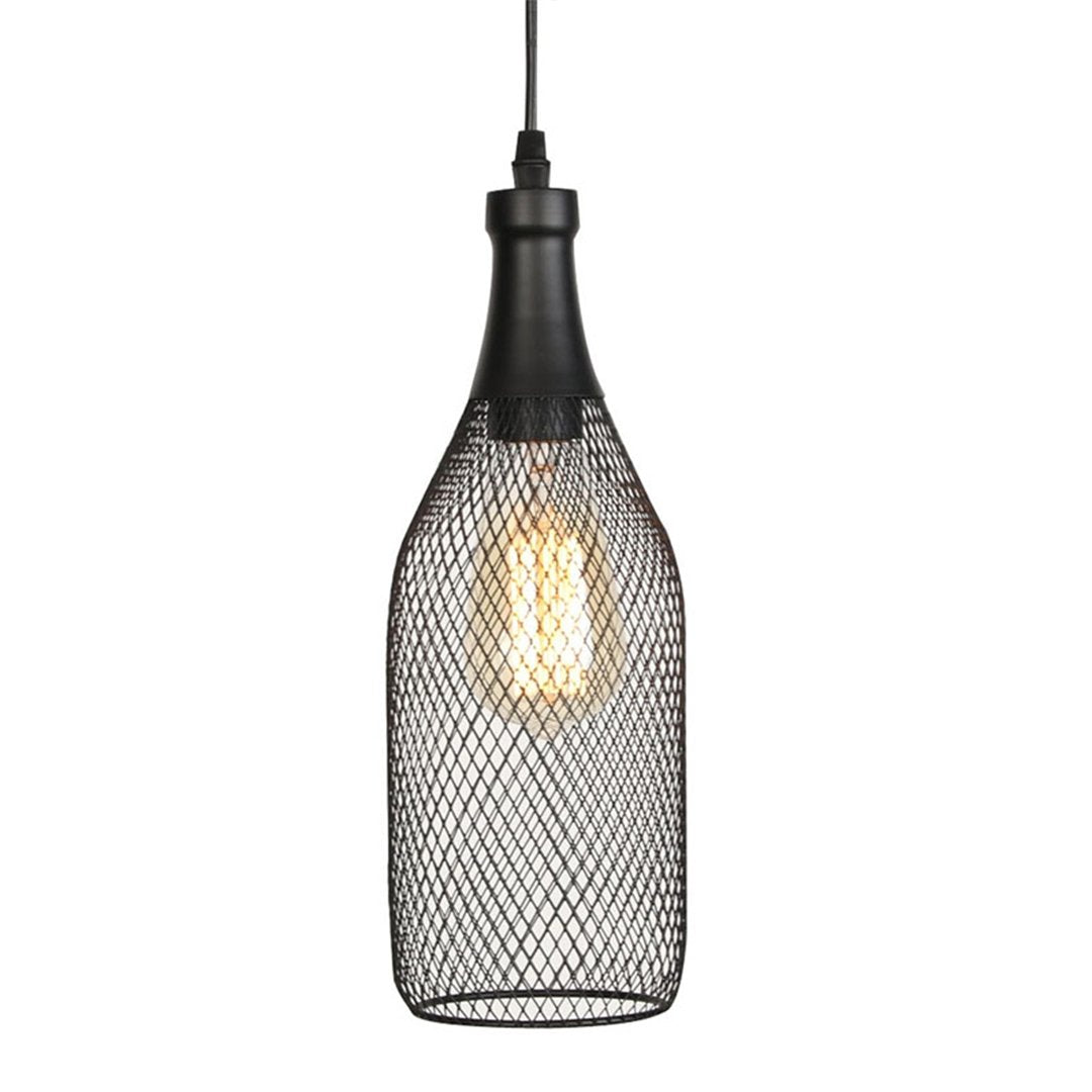 Wire Mesh Bottle Pendant Light