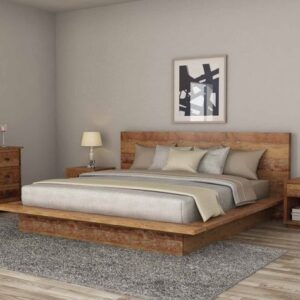 Wood Full-Size Platform -Bed Frame