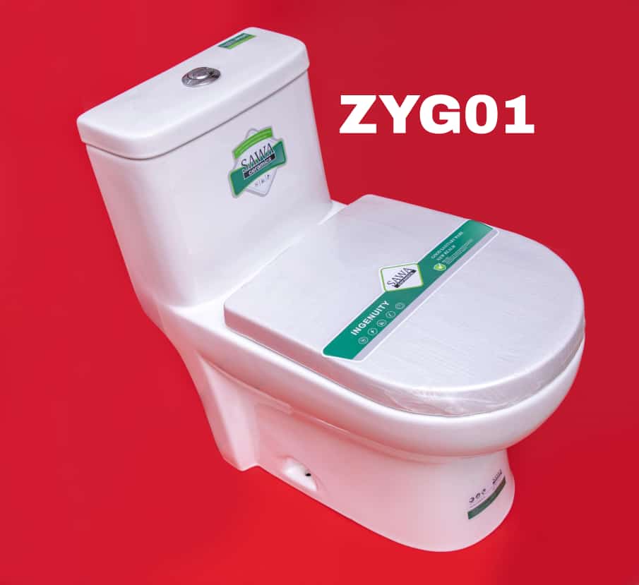 ZYD 01 sawa one piece combined ceramics toilet